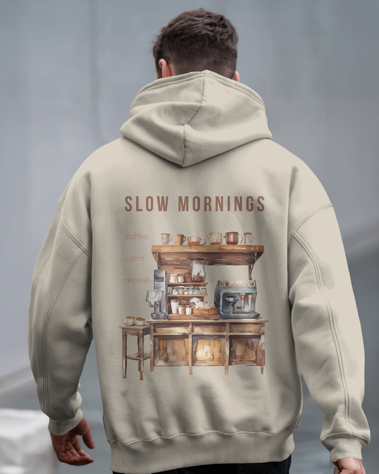 Slow Mornings – Oversize Hoodie