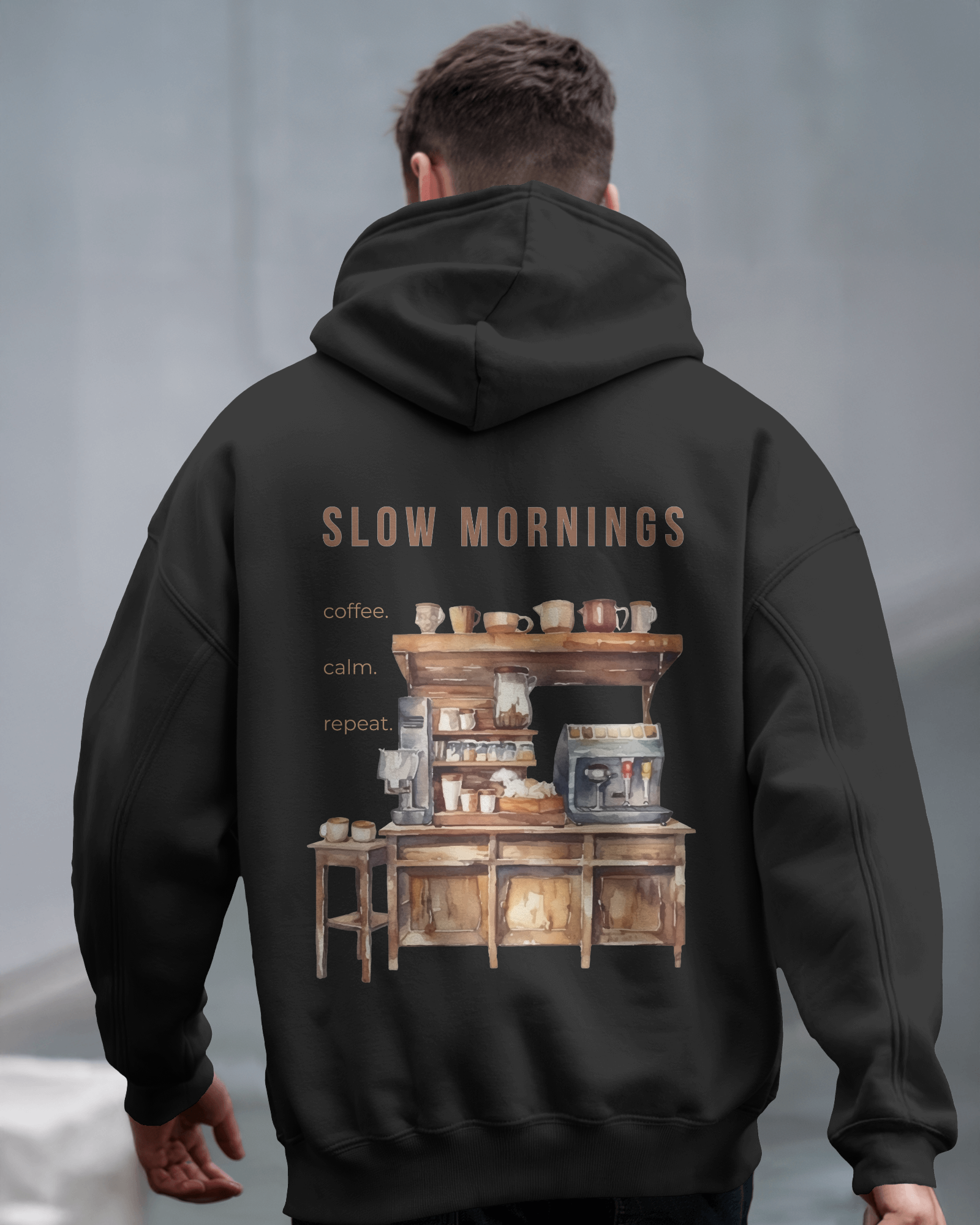 Slow Mornings – Oversize Hoodie