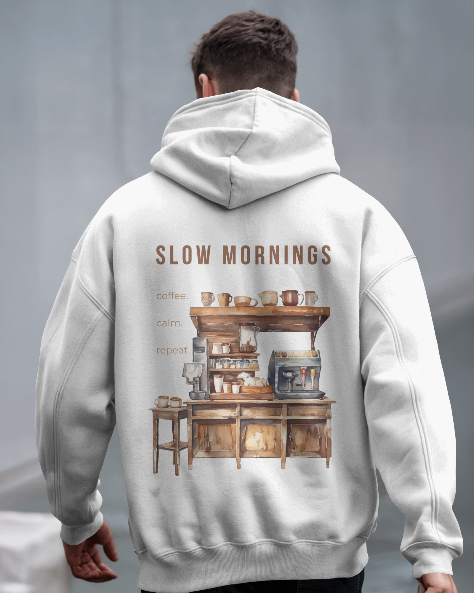 Slow Mornings – Oversize Hoodie