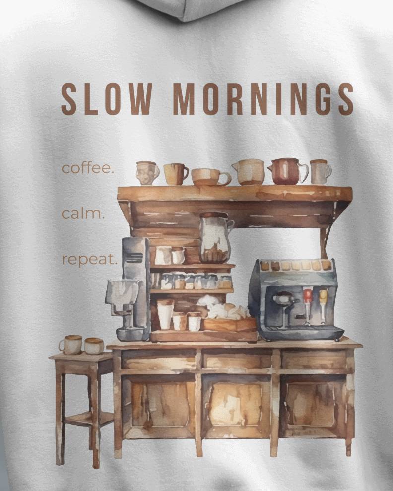 Slow Mornings – Oversize Hoodie