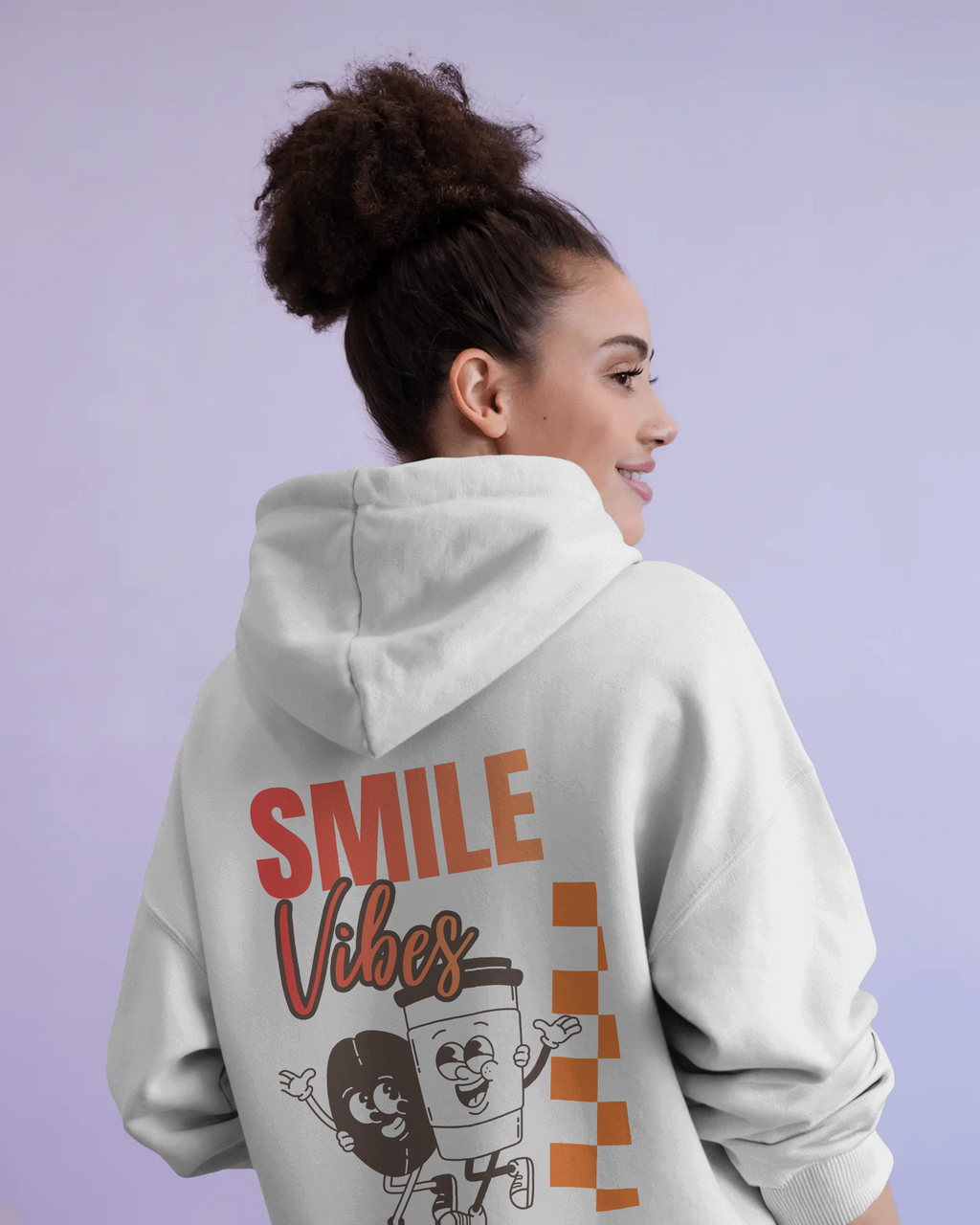 Smile Vibes – Damen Hoodie