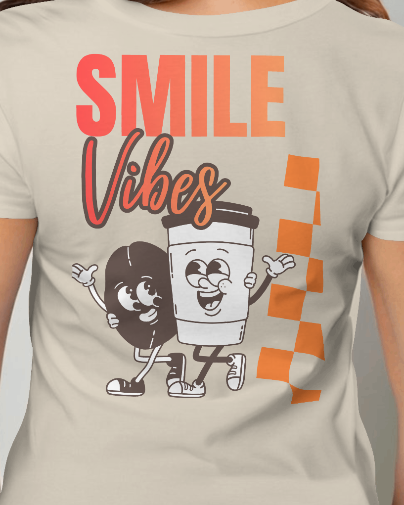 Smile Vibes - Damen T-Shirt