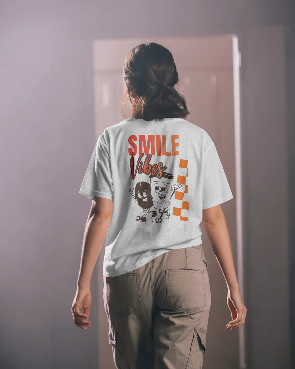 Smile Vibes - Damen T-Shirt