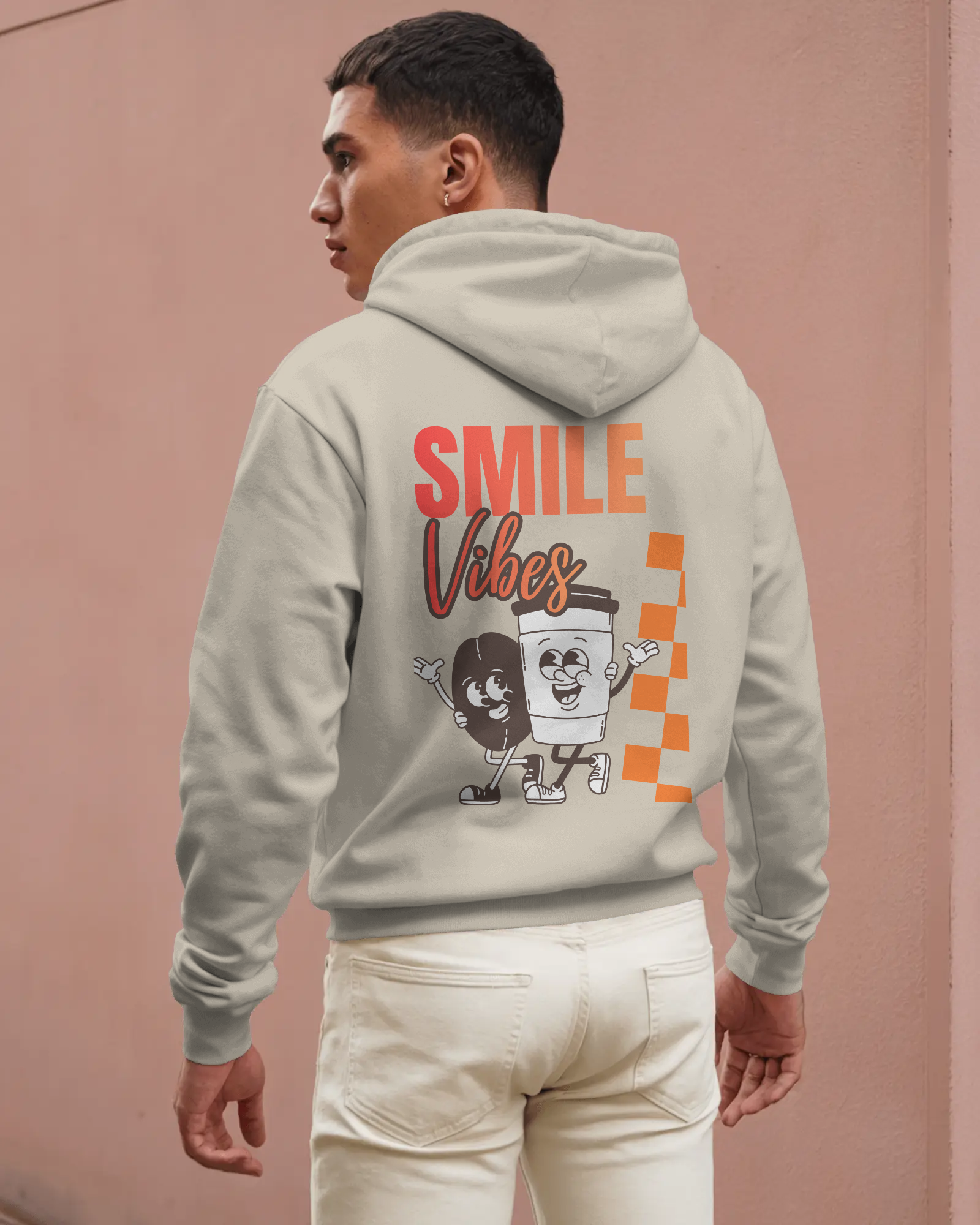 Smile Vibes – Herren Hoodie