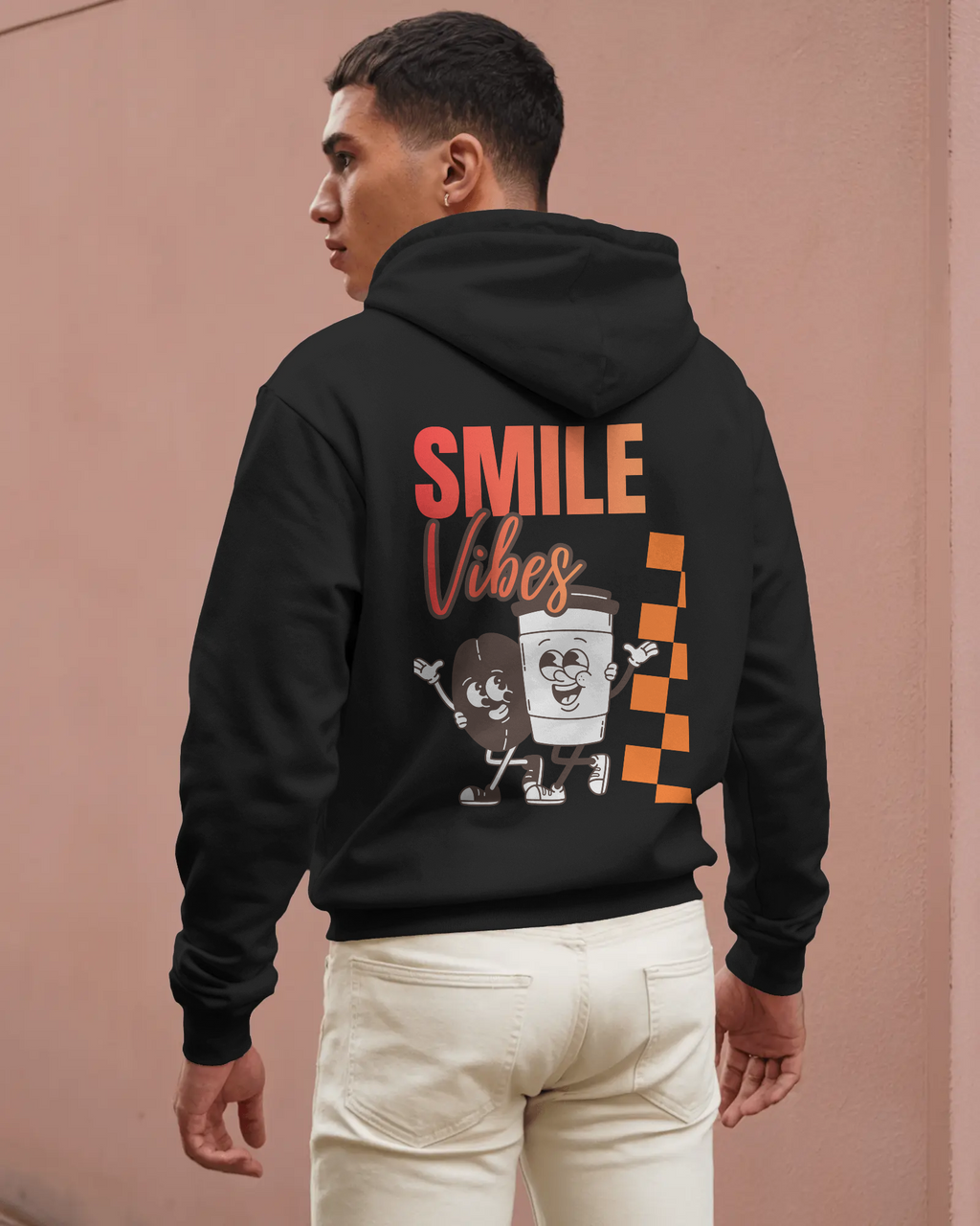 Smile Vibes – Herren Hoodie