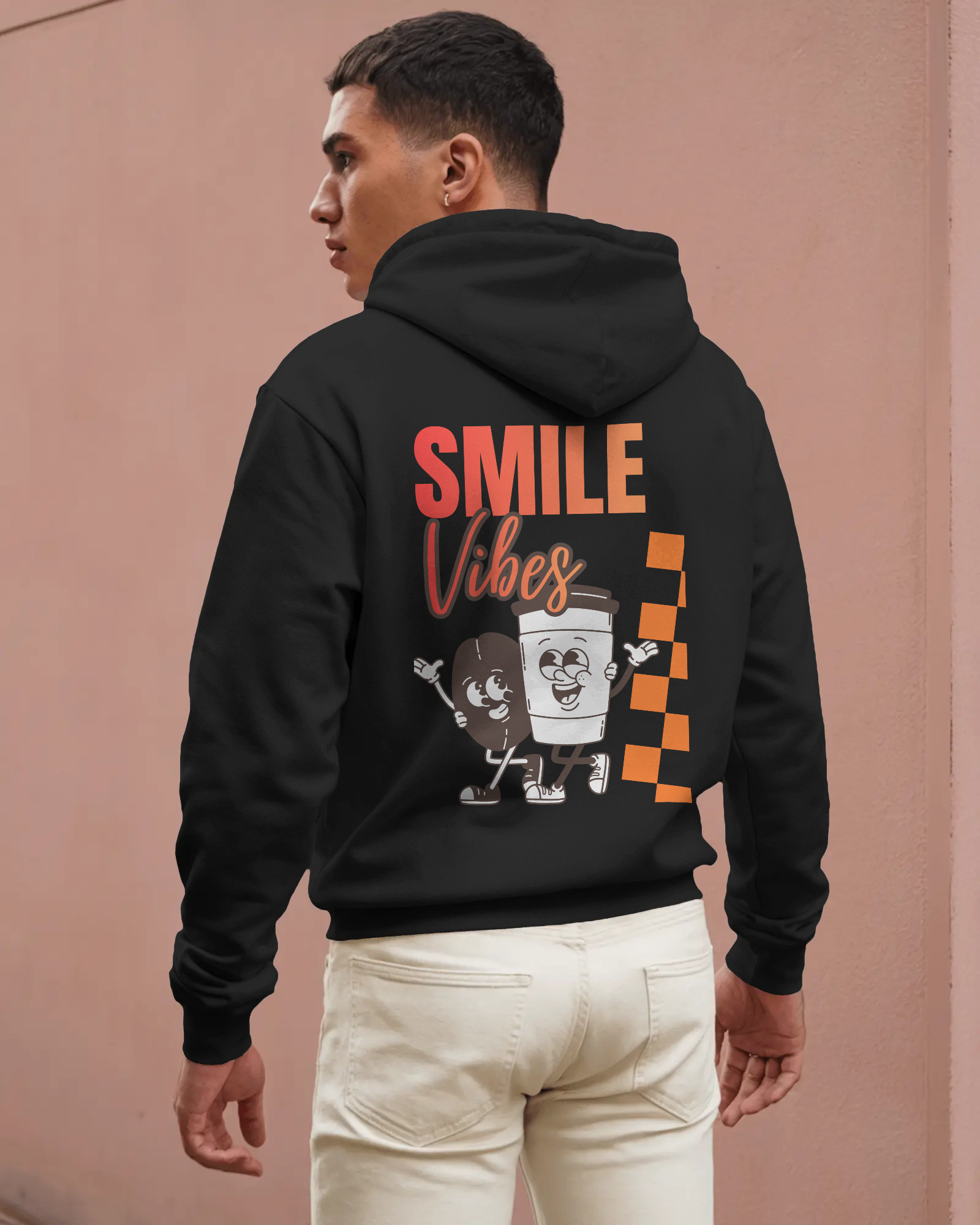 Smile Vibes – Herren Hoodie