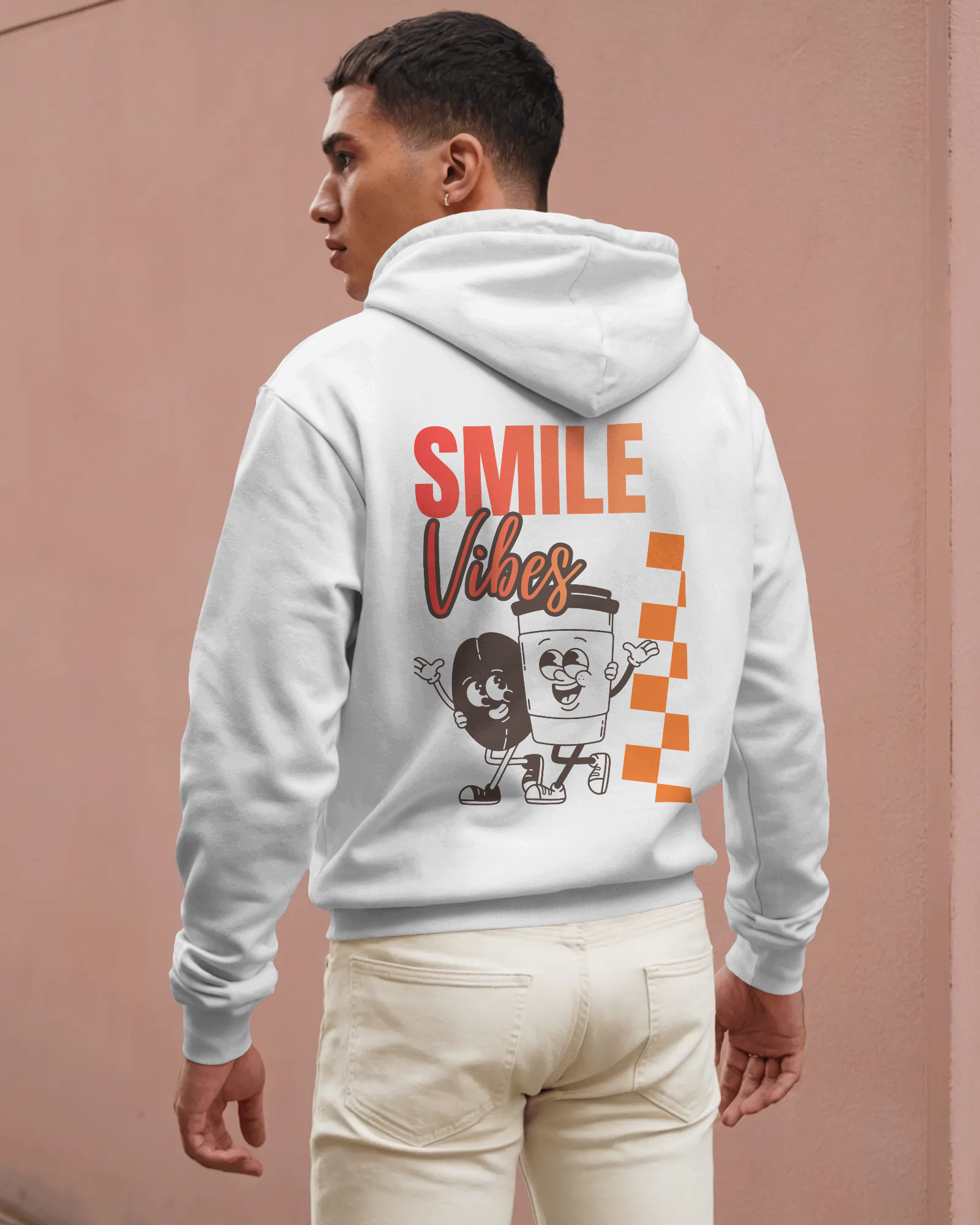 Smile Vibes – Herren Hoodie
