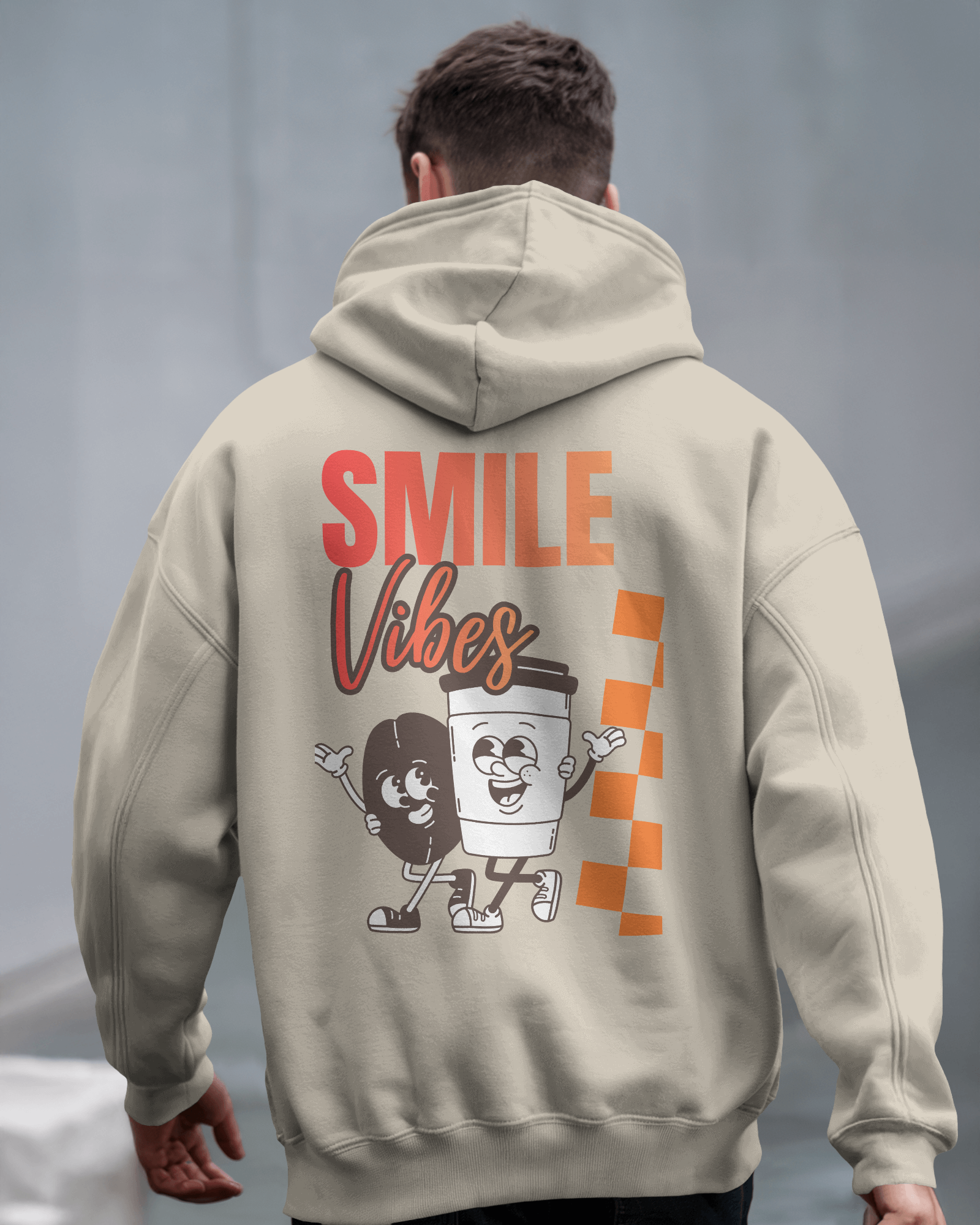 Smile Vibes - Oversize Hoodie