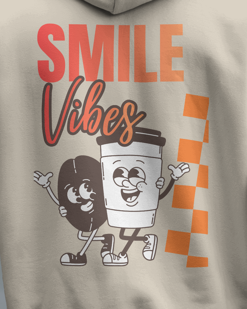 Smile Vibes - Oversize Hoodie
