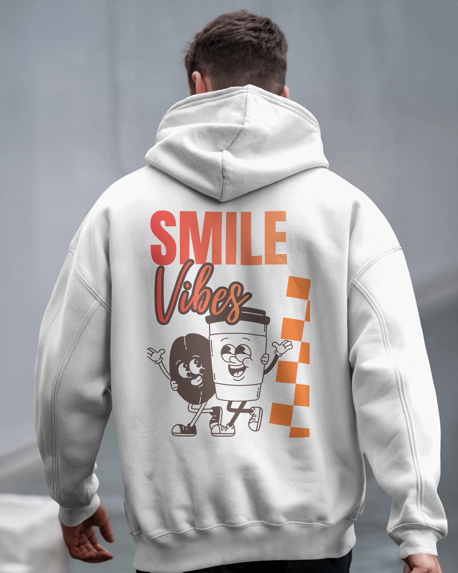 Smile Vibes - Oversize Hoodie