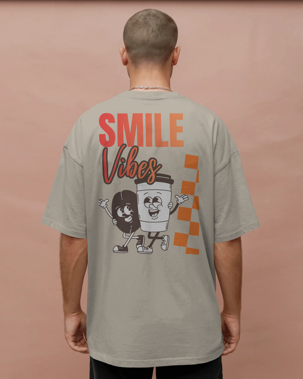 Smile Vibes- Oversize T-Shirt