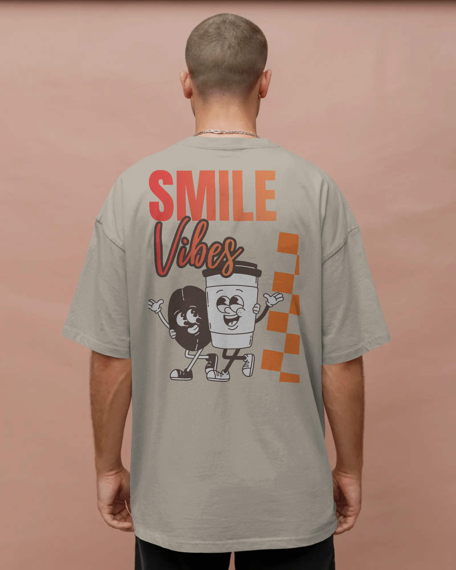 Smile Vibes- Oversize T-Shirt