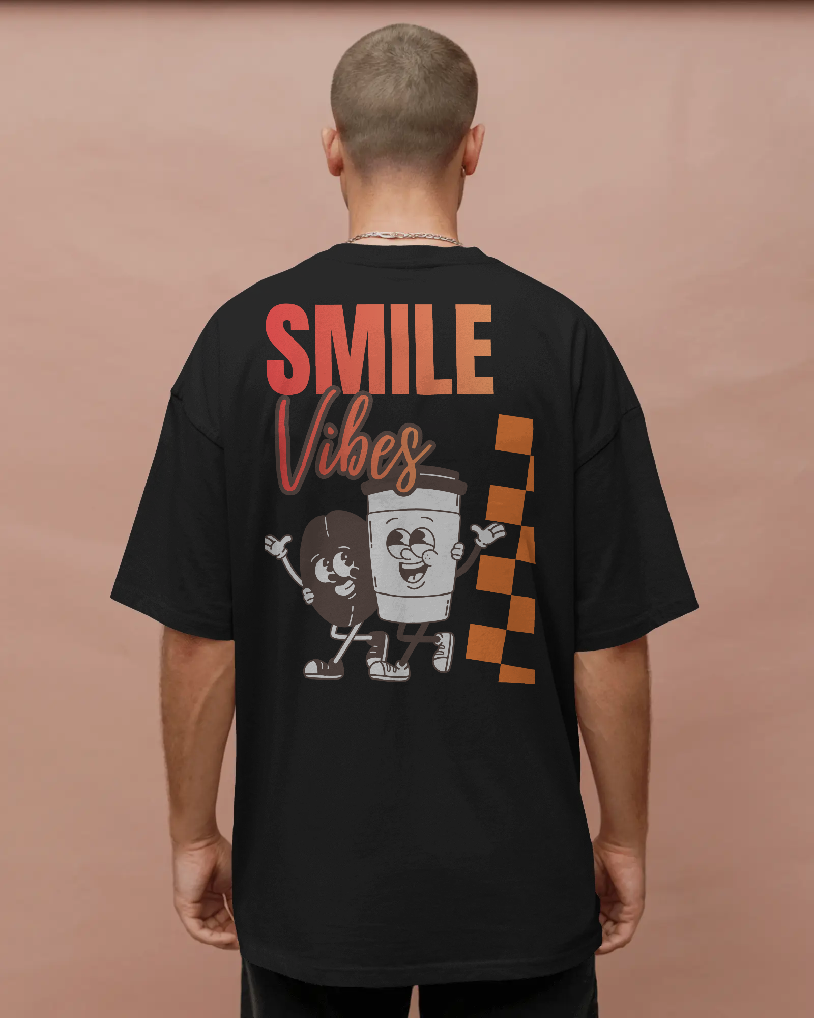 Smile Vibes- Oversize T-Shirt