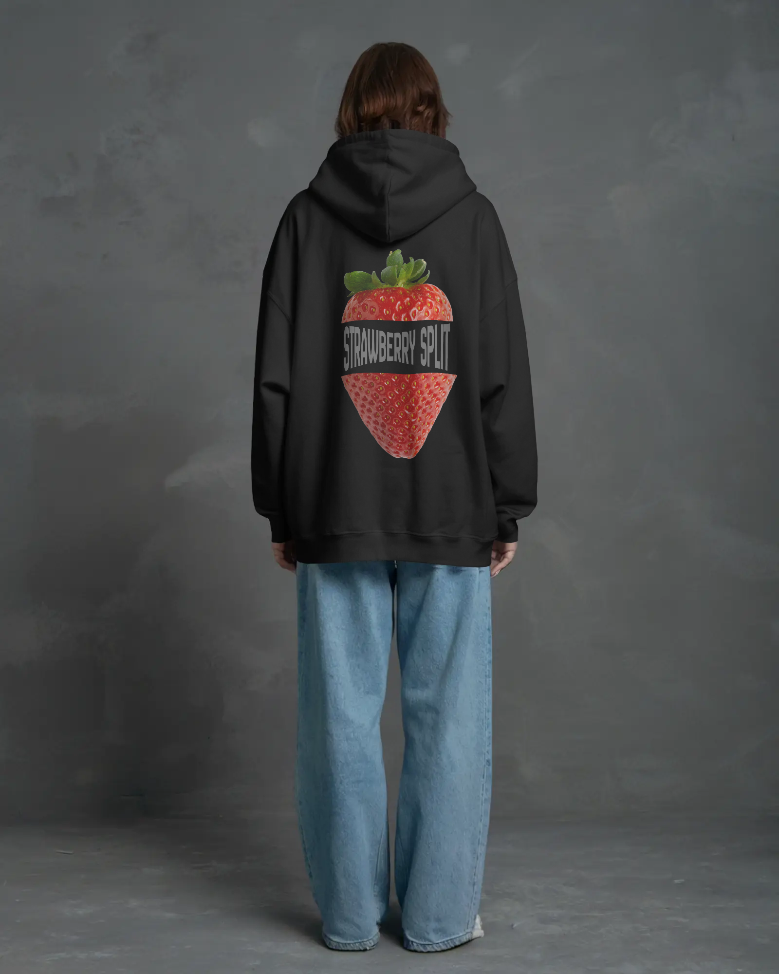 Strawberry Split – Oversize Hoodie