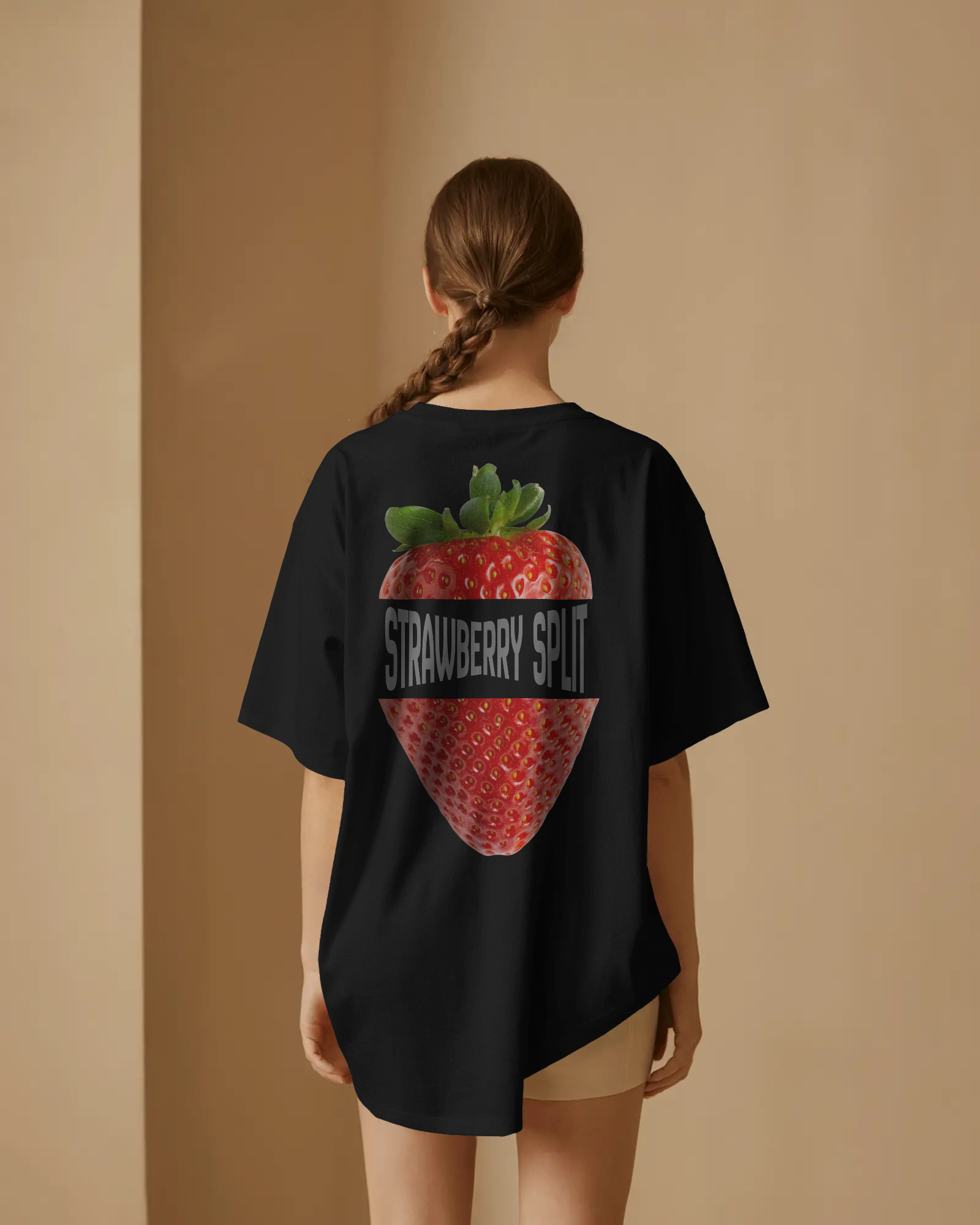 Strawberry Split - Oversize T-Shirt