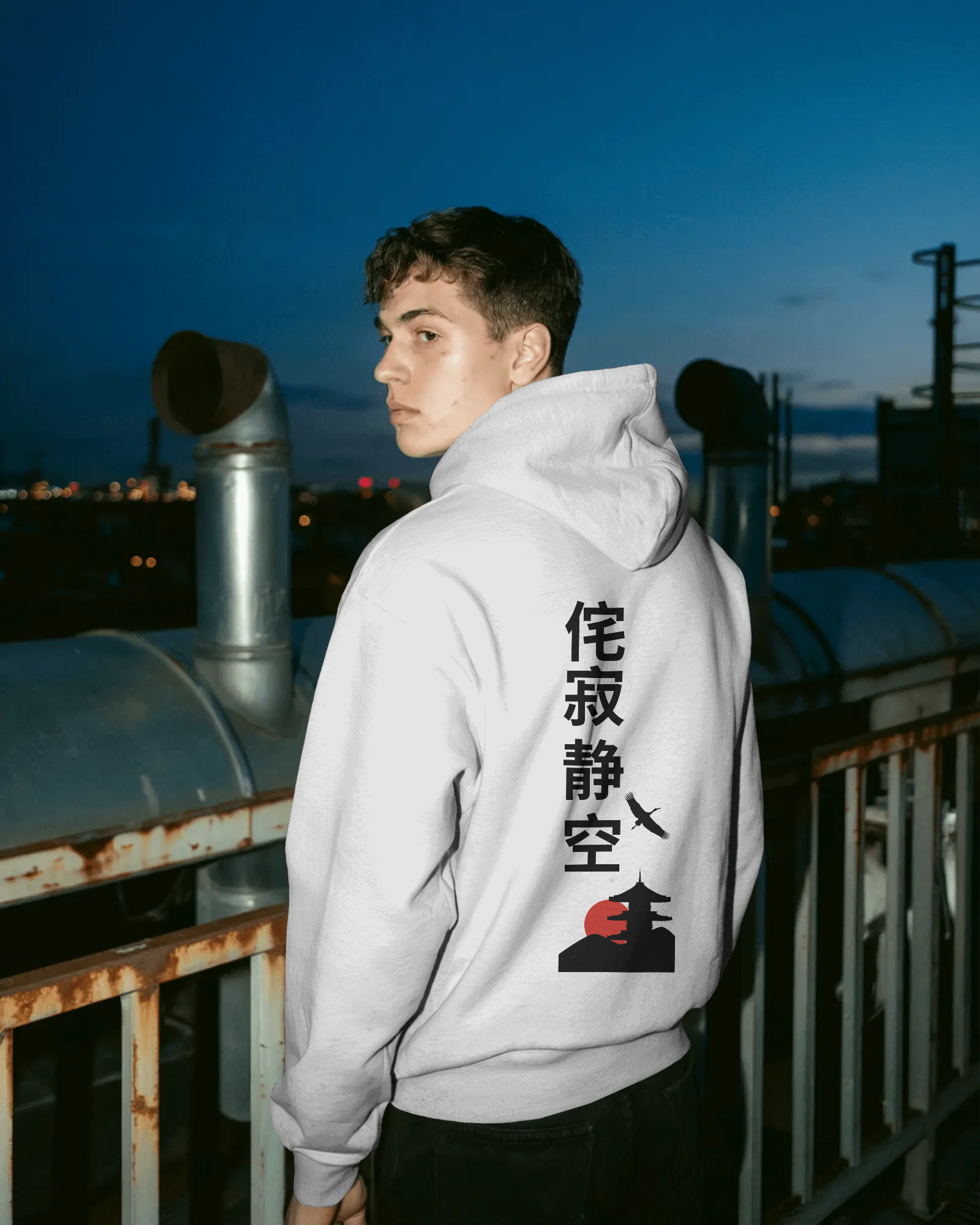 Silent Temple – Herren Hoodie